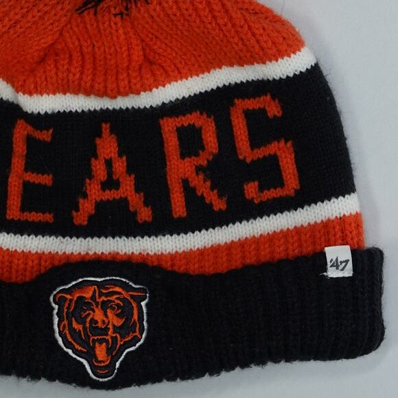 NFL '47 Brand Chicago Bears Cuffed Knit Beanie - Picture 3 of 3